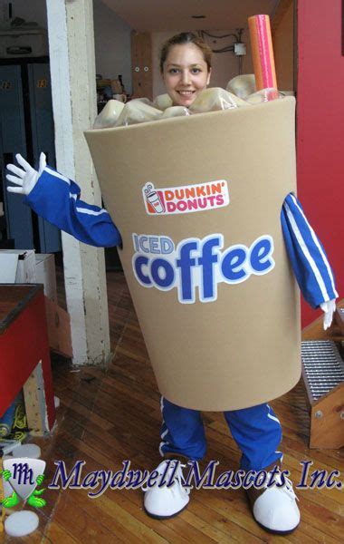 diy donut halloween costume|dunkin donuts mascot costume.